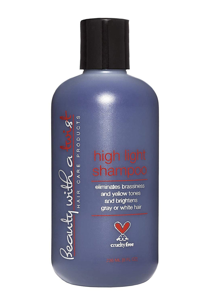 Purple Shampoo for Blonde or Highlighted Hair - Eliminates Brassiness and Yellow Tones - 100% Paraben Free & Cruelty Free Shampoo - (8.5 Fl Oz) Highlight Shampoo – Color Brightening Shampoo