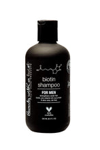 Load image into Gallery viewer, Biotin Shampoo for Men - Hair Growth Shampoo Infused with Aloe Vera, Pro-Vitamin B5 &amp; Cucumber Extract for Hair Loss Treatment - Men&#39;s 100% All-Natural Thickening Shampoo, 8.5 FL. OZ.
